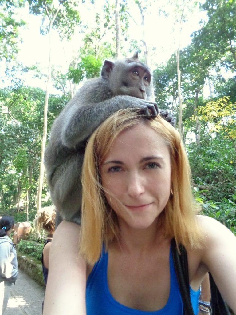 Selfie with a monkey!