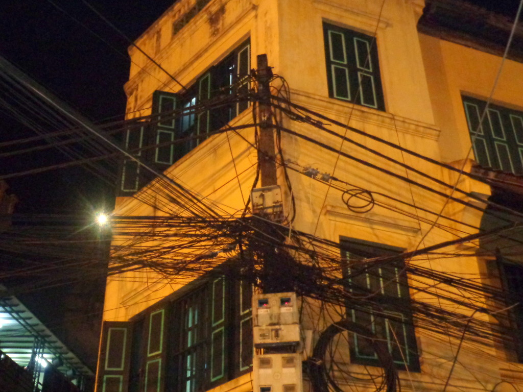 Cables. Cables everywhere.