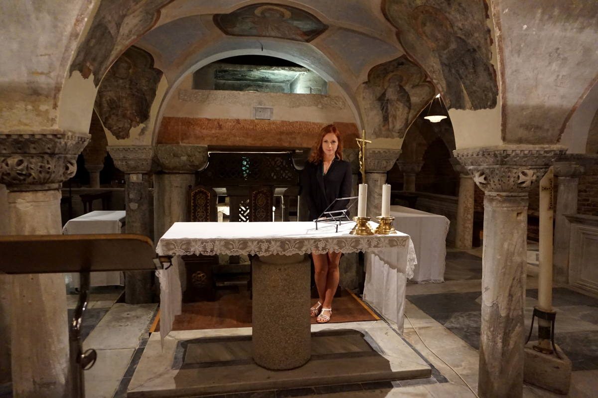 Crypt under Basilica of San Marco