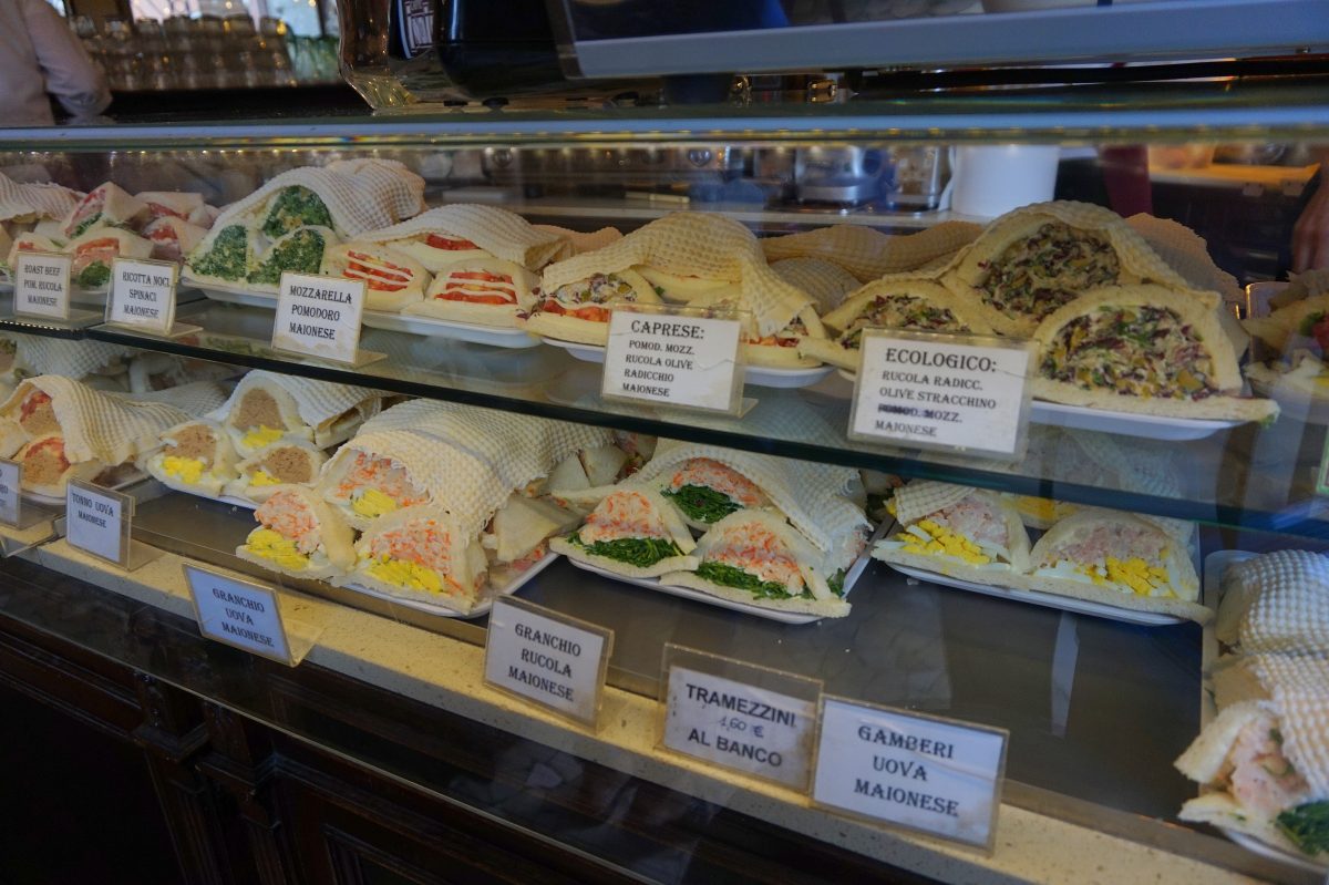Tramezzini sandwiches