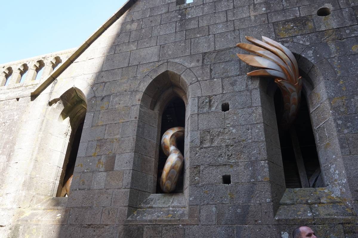 Mont St Michel castle