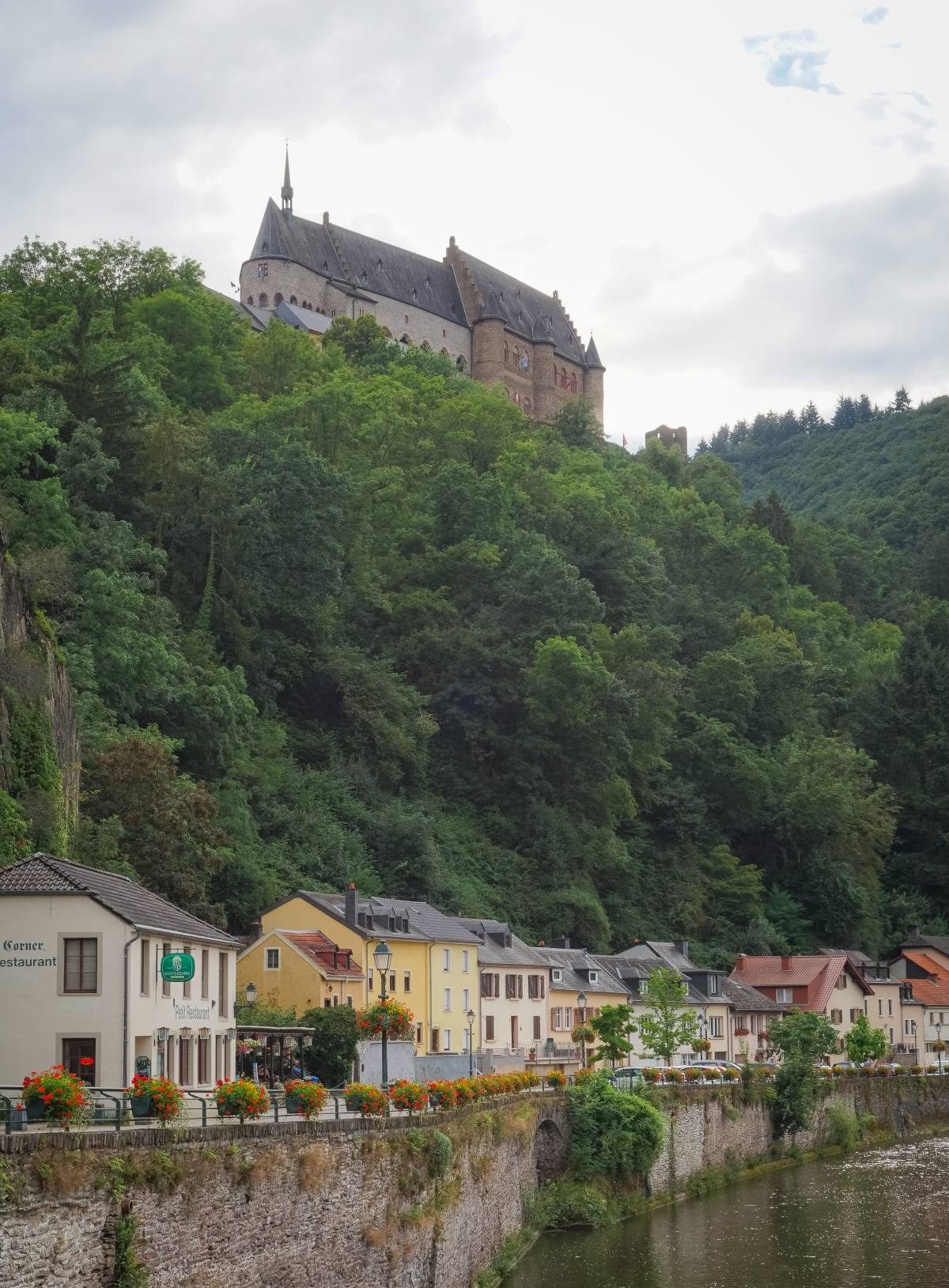 vianden luxembourg Vianden village in Luxembourg