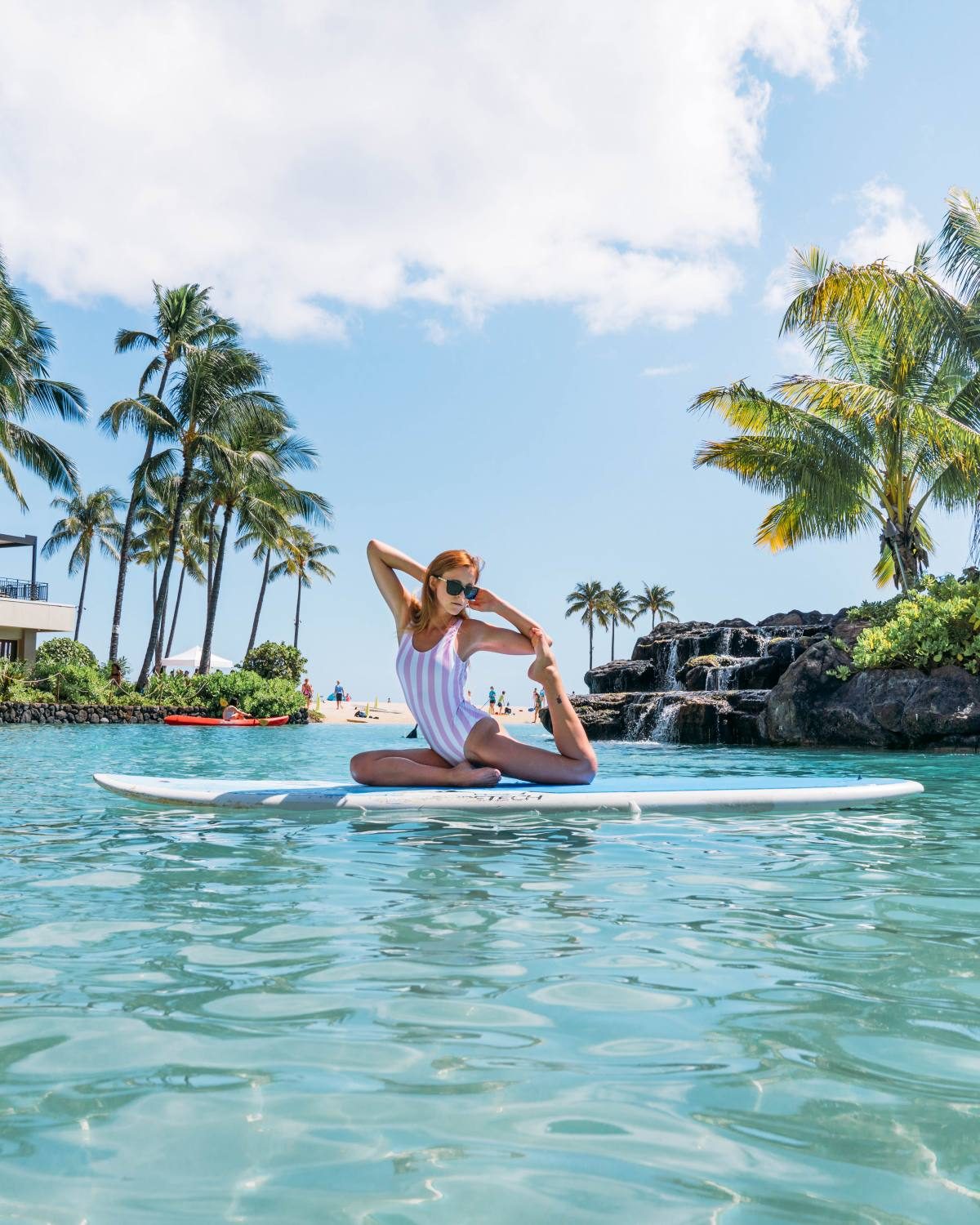 Paddle boarding in Waikiki