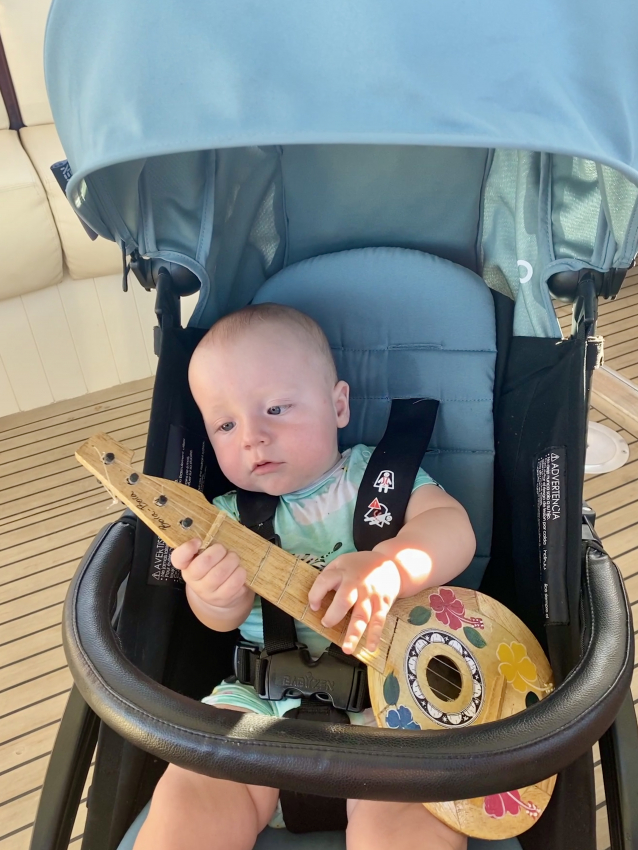 Bora Bora with baby