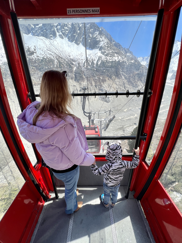 Chamonix with toddler