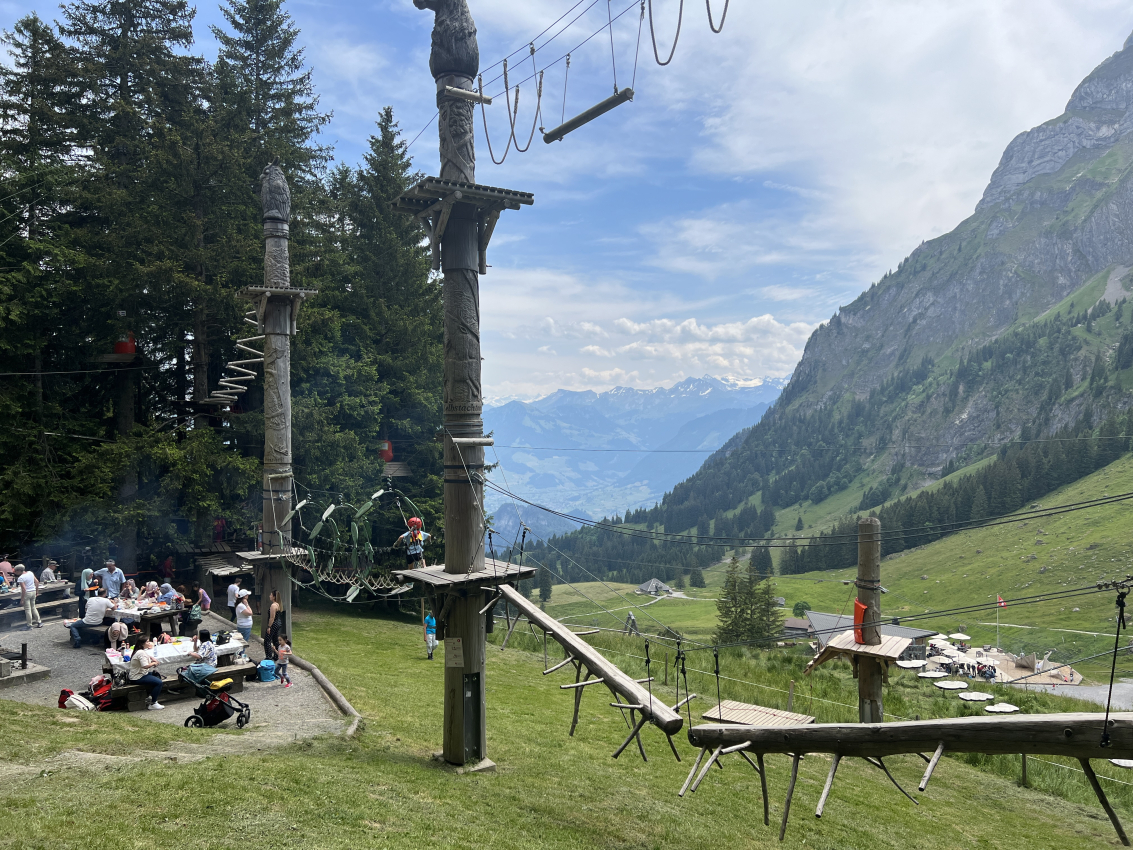 Obstacle course Pilatus Switzerland