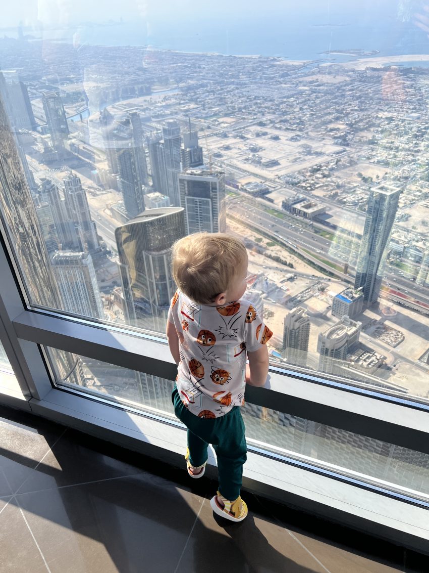 burj khalifa with kids