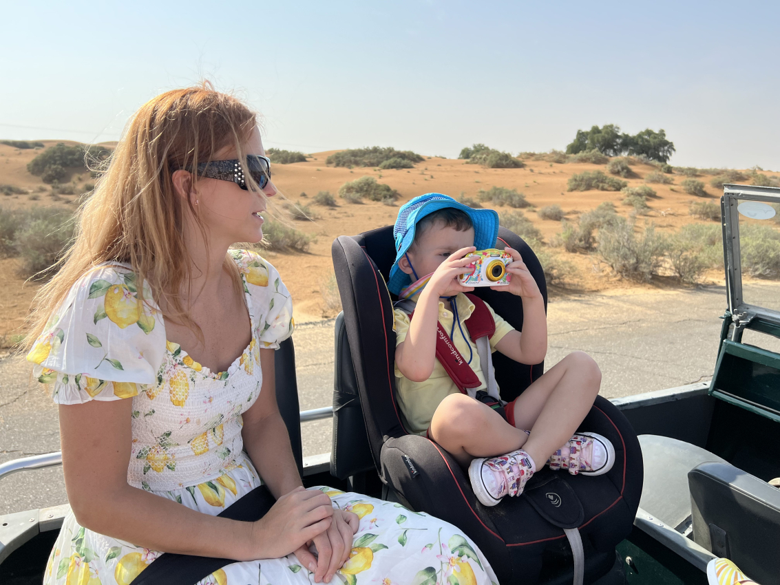 Dubai with toddler