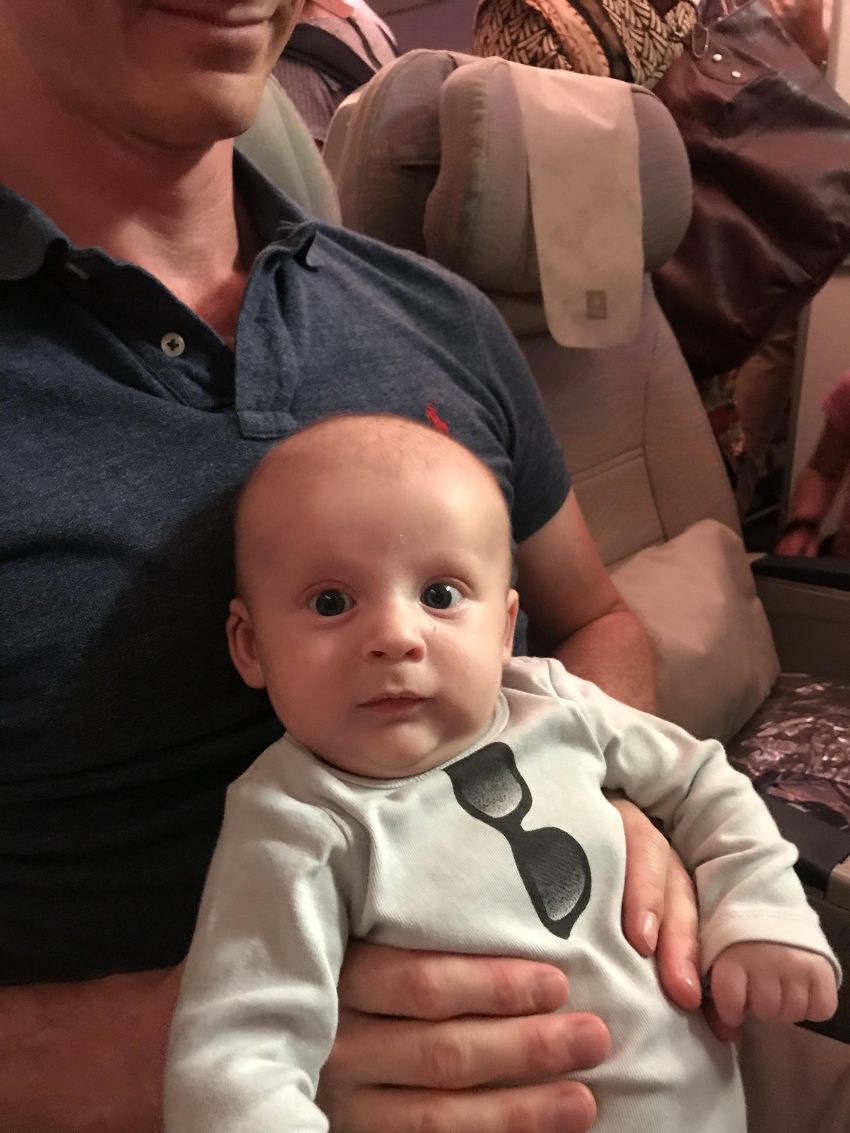 Flying with baby on Emirates economy class
