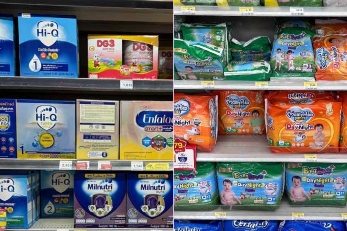 diapers in Thailand