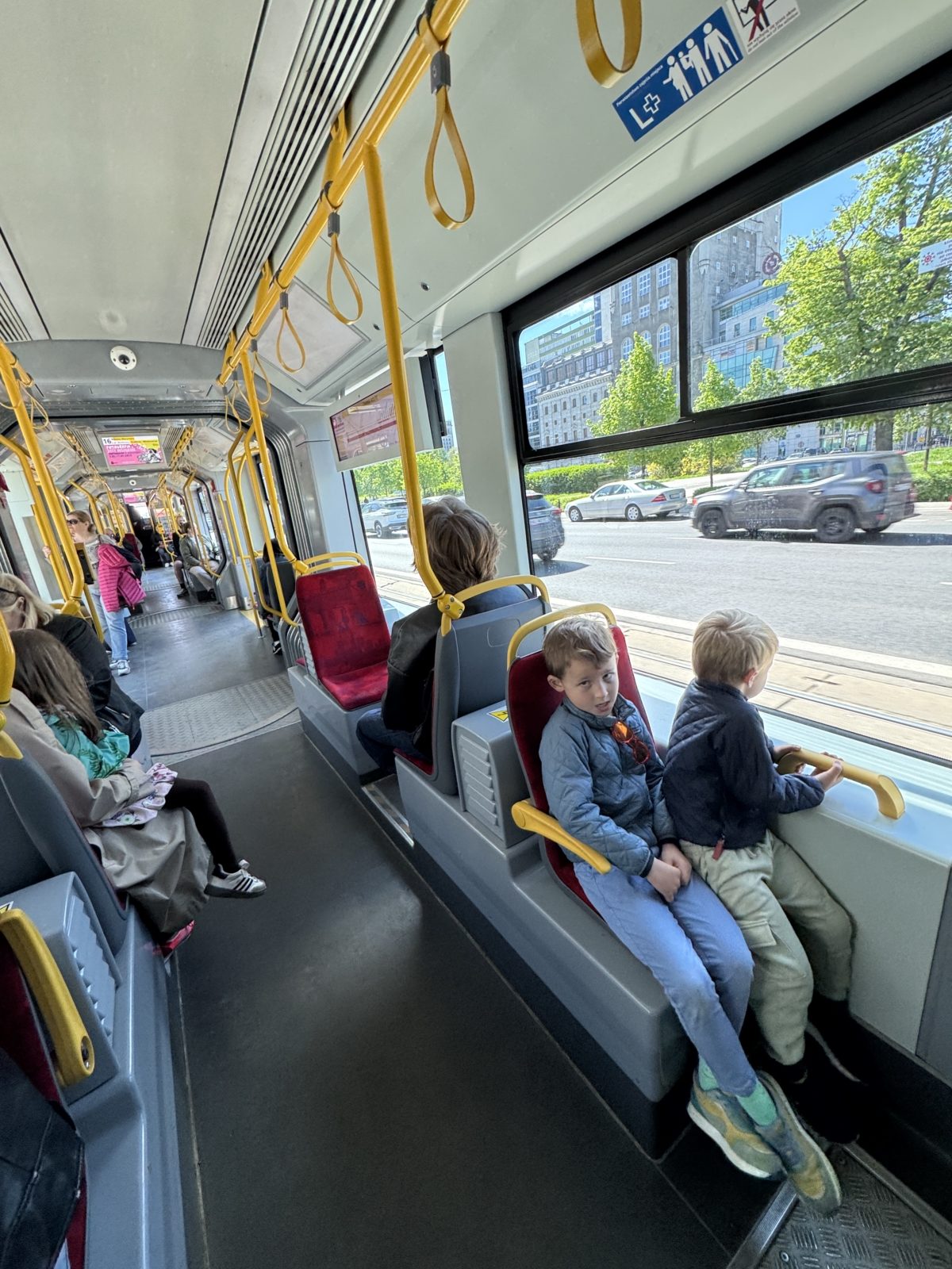 trams in Warsaw